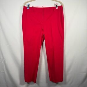 Talbots Signature Pink Cropped Pants, Size 10‎